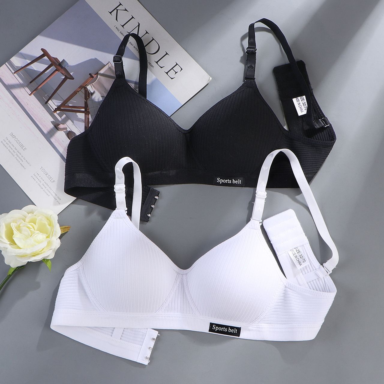 Mastectomy Bra Pocket - 3pcs Women Thin Wireless Bra Girl
