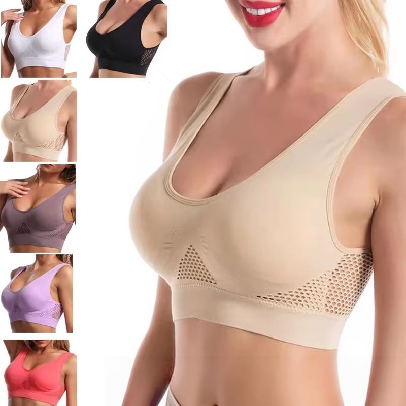 Plus Size 1pcs Women Sports Br - огляд і ціна Full Coverage Bra