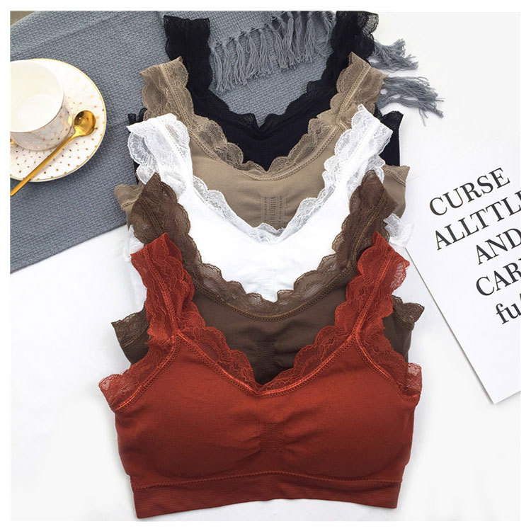 3D Sexy lace Lingerie Seamless - огляд і ціна Lace Bralette Set